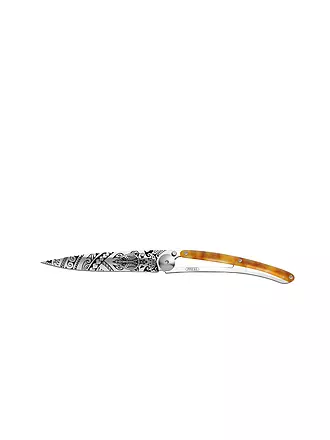 DEEJO | Taschenmesser Schildpattoptik Hochglanz POLYNESIER 37G | 